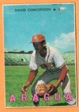 Venezuelan Topps 1967 David Dave Concepcion #89 RC Tigres Aragua Set Venezuela