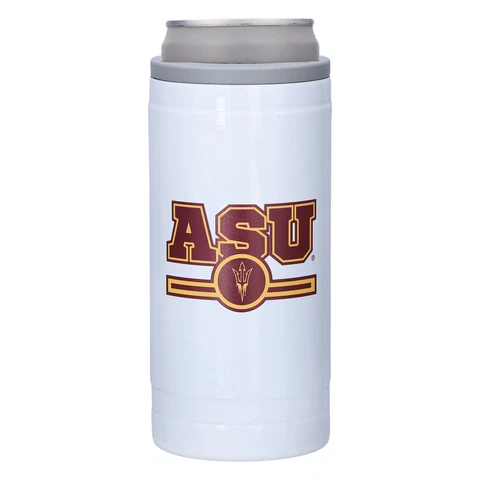 Arizona State Sun Devils 12oz. Letterman Slim Can Cooler Cover