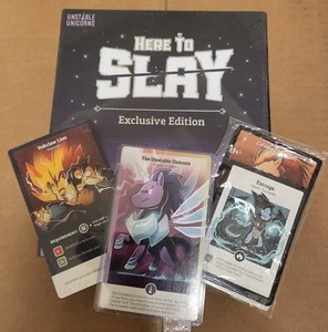 Here to Slay Kickstarter Exclusive, Monster/Dragon Expansions, Unstable Unicorn - Picture 1 of 6