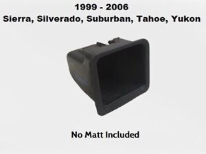 99 to 06 Sierra Silverado Tahoe Yukon Dash Storage Pocket Cubby Delete Bin OEM 