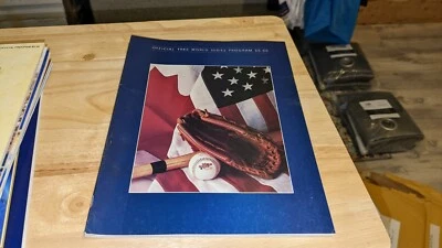 Boston Red Sox 1986 vs. New York Mets Serie Mundial Programa B Foto 1 de 4