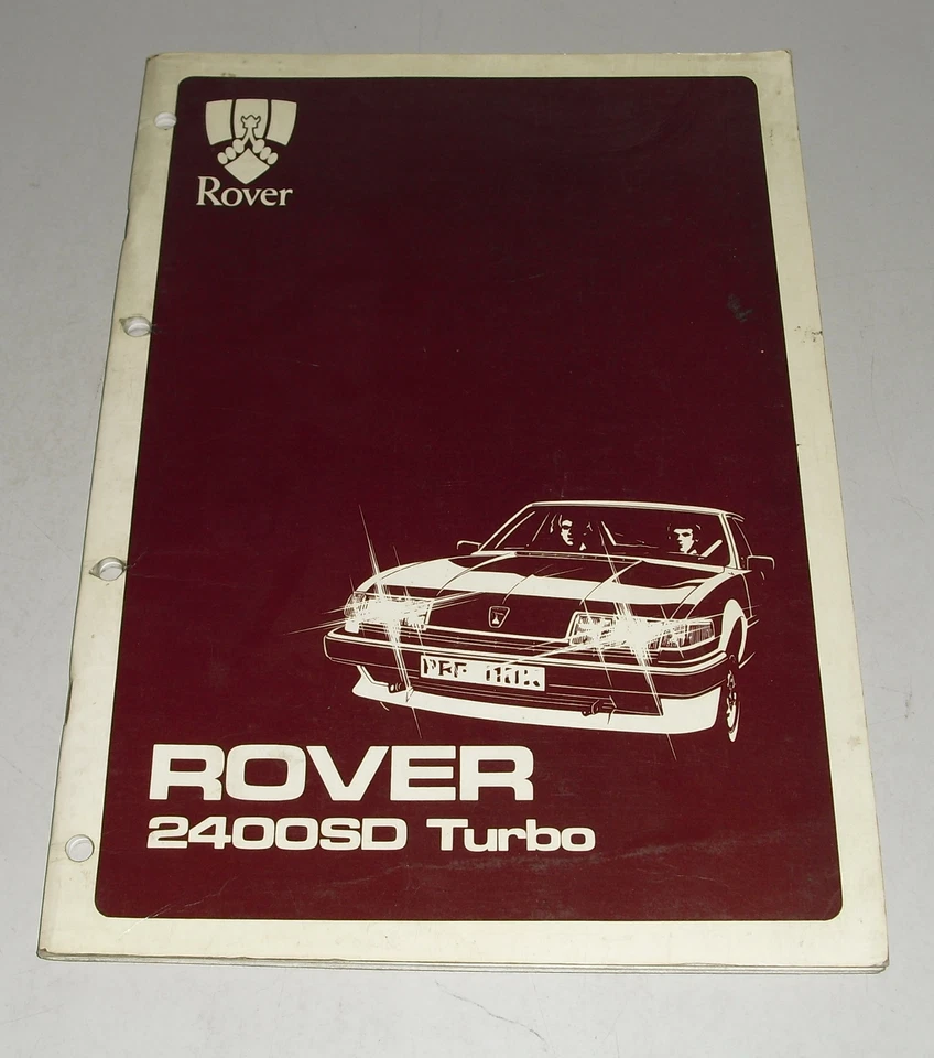 Manuale Di Officina Rover SD1 2400 SD Turbo Diesel Del 1982, TEDESCO - Immagine 1 di 1