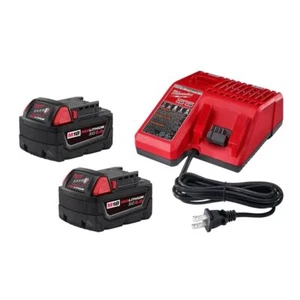 M18 18-Volt Lithium-Ion XC Starter Kit with Two 5.0Ah Batteries and Charger - Picture 1 of 4