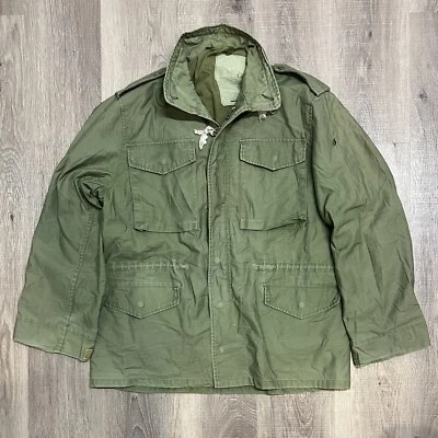 Chaqueta Abrigo Militar De Colección Ejército De Estados Unidos M-65 Clima Frío Campo Talla S Vietnam Foto 1 de 4