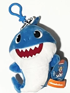 Baby Shark Nick Jr. Clip On Coin Change Purse Blue Shark Daddy Brand New - Picture 1 of 5