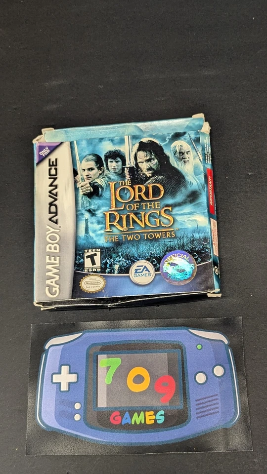 Lord of the Rings: The Two Towers (Nintendo Game Boy Advance) GBA CIB COMPLETE - Изображение 1 из 4