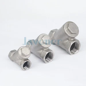 1/4"-2" BSP Female 304 Stainless Steel Inline Y Filter Strainer 1.6 MPA - Picture 1 of 24