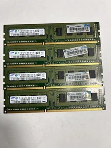 Lot of 8GB (4 x 2GB) Samsung DDR3 RAM 1RX8 PC3-10600U M378B5773CH0-CH9 Desktop ! - Picture 1 of 6