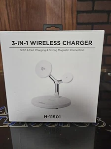 Uline H-115011 / 3 In 1 Wireless Charger - Photo 1 sur 2