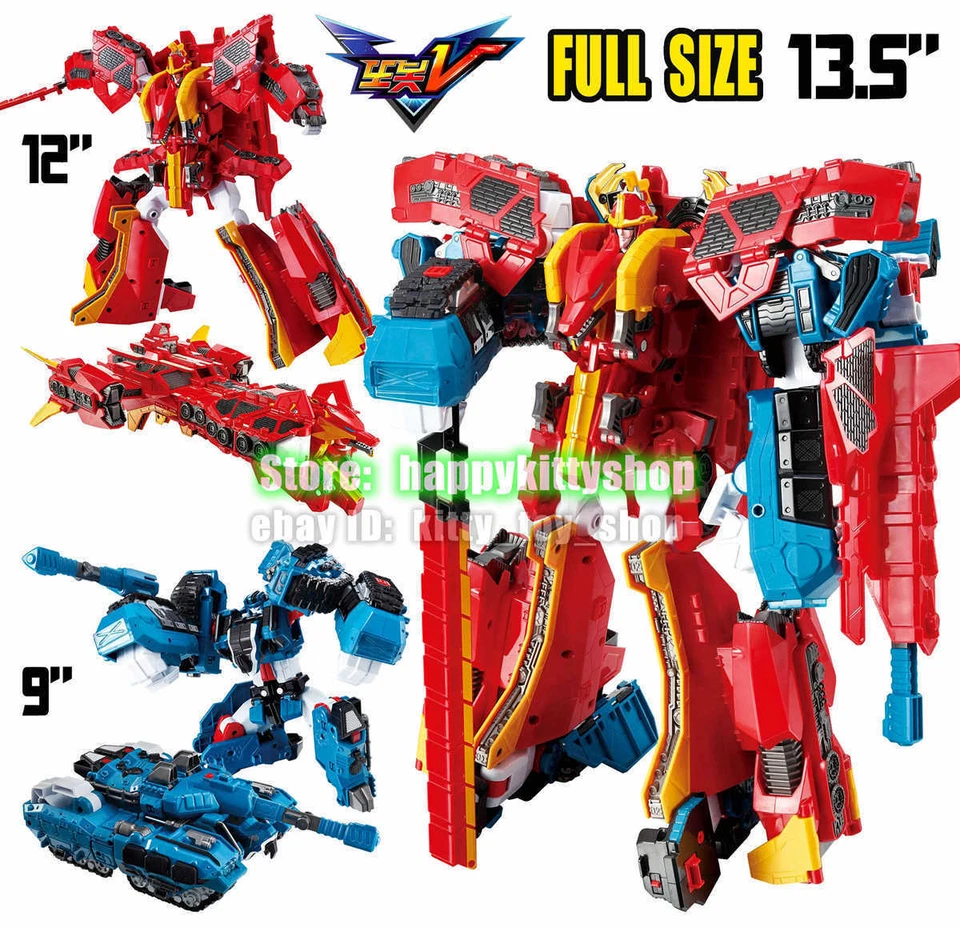 TOBOT V Galaxy Detectives Full Size Commander Universe Tank Man Invincible Robot - Image 1 of 4