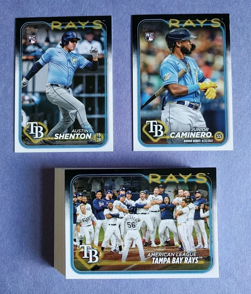 2024 Tampa Bay Rays 35 Card Team Set with Update Series - Image 1 of 4