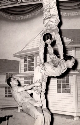 Vintage 1943 Photograph The Allon Trio Irving Berlin's Broadway Show 8"x10" B&W. - Image 1 of 3
