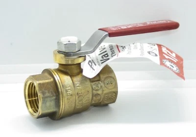 1/2" FNPT Low Lead Brass Ball Valve  Proline 107-403NL  - Image 1 of 2