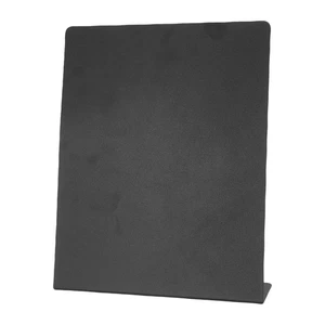 Magnetic Bulletin Board Black Magnetic Metal Tabletop Memo Display Board For Hom - Picture 1 of 12