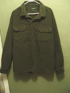 Orvis Green Brisbane Moss Heavyweight Flannel Button Up Shirt Active Fit XXL - Bild 1 von 10