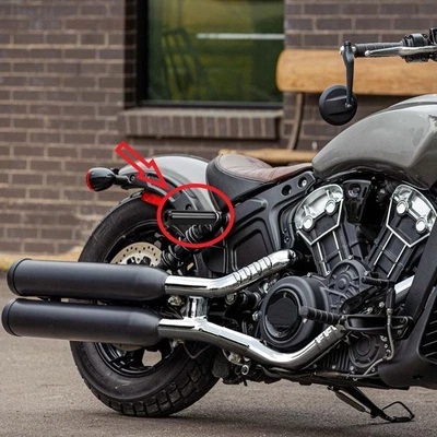For Indian Scout Bobber 2017-2024 Shock Frame Sliders Rear Guard Bar Crash Bar - Image 1 of 4