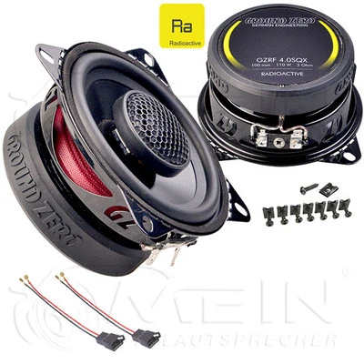GROUND ZERO LAUTSPRECHER für VW T4 Bus 1996-2003 Armaturenbrett Front 110W #BW96 - Bild 1 von 4