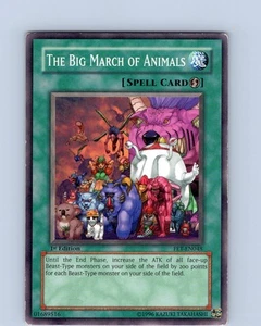 Yu-Gi-Oh The Big March Of Animals FET-EN048 1st Edition Common Card Played LP - Picture 1 of 2