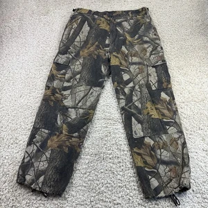 Vtg WALLS Outdoor Realtree Hardwoods Cargo Camo Hunting Pants Large Waist 38-40 - Picture 1 of 9