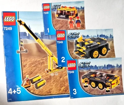 LEGO City Mobile Crane 7249 - Instruction Manuals Only - Image 1 of 4