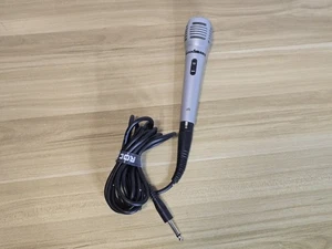 Goodmans Karaoke Silver Mic Wired Microphone Heavy Quality MIC  - Picture 1 of 7