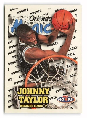 1997-98 Hoops #197 Johnny Taylor Rookie Orlando Magic RC - Image 1 of 2