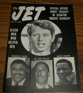 JET Magazine June 20 1968 Black Men Who Helped RFK Senator Robert Kennedy - Picture 1 of 4