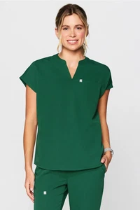 FABLETICS Evolve Scrub Top - Verde Cacciatore - Taglia S - Foto 1 di 5