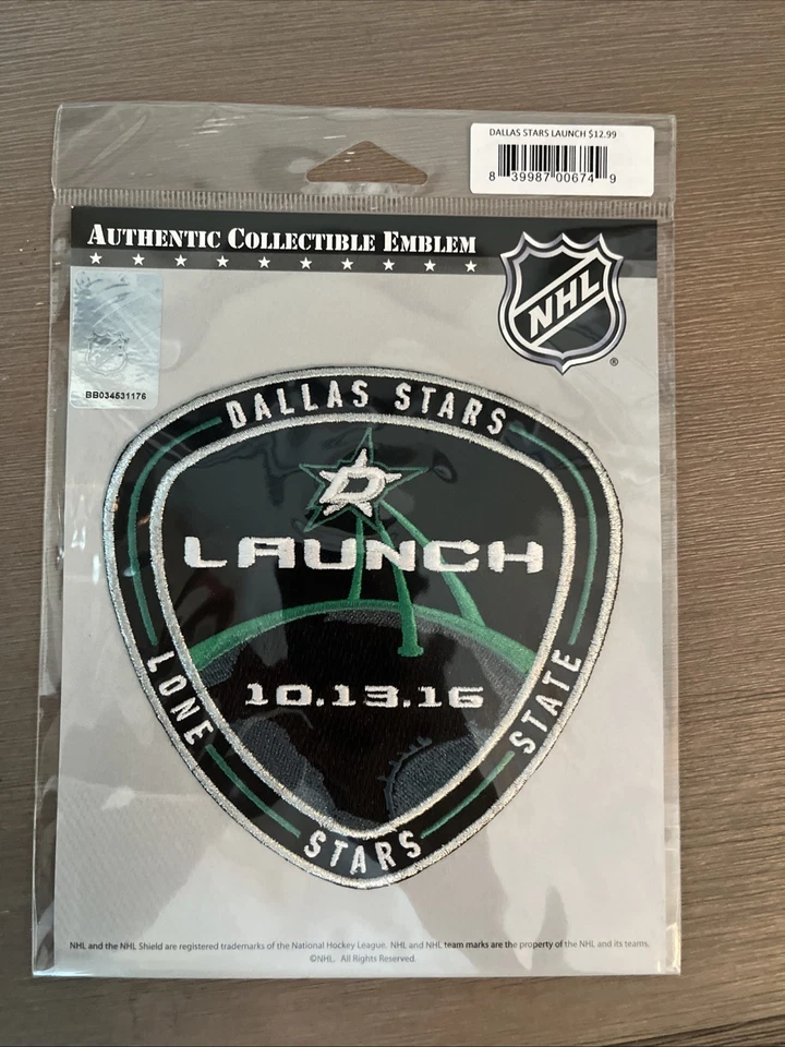 NHL Dallas Stars Launch 10.13.16 2016 Rare Patch NEW - Image 1 of 3
