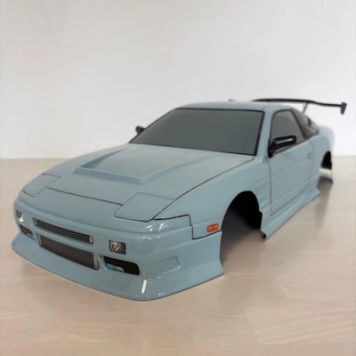 Yokomo Nissan 180SX 1/10 RC Car Body With Lights Unused - Image 1 of 4