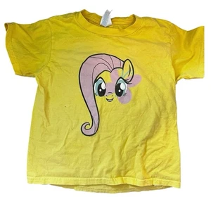 My Little Pony Fluttershy Kids T-Shirt, Yellow Size 5-6 XS - Picture 1 of 6