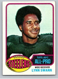 Tarjetas de fútbol americano 1976 Topps #140 Lynn Swann Pittsburgh Steelers - Imagen 1 de 2