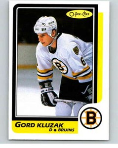 1986-87 O-Pee-Chee #54 Gord Kluzak  Boston Bruins V63297