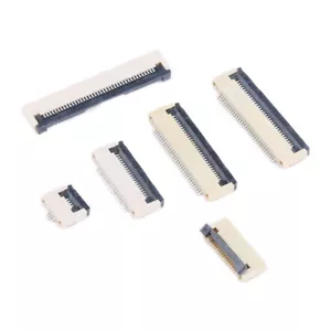 10pcs 4P-32P FFC/FPC Connector Pitch 0.5mm/1.0mm Top/Bottom Clamshell Contact - Picture 1 of 14