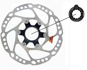 Disco Frenos Shimano Deore SM-RT64 Center-Lock 160mm Con Imán Velocidad ' E-Bike - Picture 1 of 1