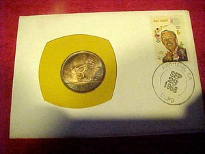 1966 #E-8 99 COMPANY FIRST DAY FIRST ISSUED ONE PENNY IRISH PIECE BRONZE 1064 M - Picture 1 of 4