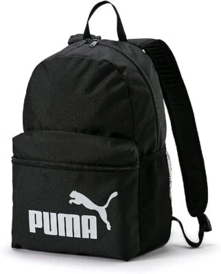 Puma Phase Backpack Schwarz Rucksack Tasche Sport Freizeit Schule NEU - Bild 1 von 4