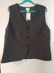 H&M Gray Vest XL NWT - Picture 1 of 5