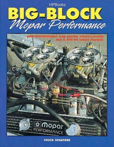 Bb Mopar Engine Performance Book 383 413 426 Hemi 440 !