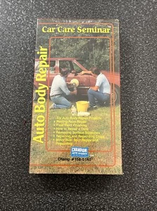 CHAMPION AUTO STORES Car Care Seminar VHS Video Tape Auto Body Repair New Sealed - Picture 1 of 5