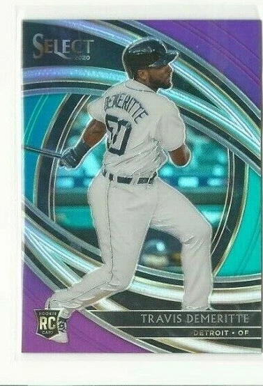 2020 Panini Select Baseball TRAVIS DEMERITTE TRI COLOR Rookie RC Prizm SP - Image 1 of 1