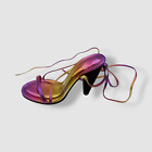 $920 Isabel Marant Women's Purple Aliza Ombré Strappy Sandal Shoes Size 37