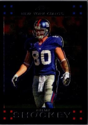 2007 Topps Chrome Jeremy Shockey New York Giants #TC142 - Image 1 of 2
