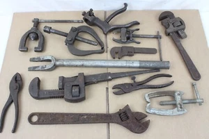 Riesiger antiker Oldtimer Werkzeug KFZ Abzieher Schraubenschlüssel Handwerker 4690 alt Schmiede Posten - Bild 1 von 19