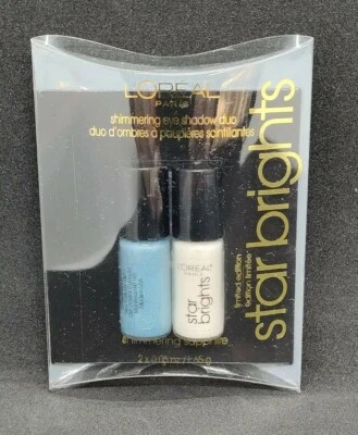 L'Oreal Star Brights Shimmering Eye Shadow Duo Shimmering Sapphire NIP  - Image 1 of 2