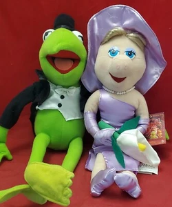 Vestido de Noche Kermit la Rana en Esmoquin Miss Piggy en Muppets 20" Nanco con Etiquetas - Imagen 1 de 6