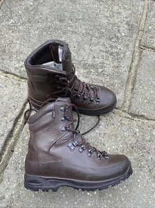 British Army Iturri  Brown Leather Goretex Cold Weather Boots Uk 5M Female   #C1 - Picture 1 of 6