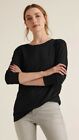 Marks & Spencer Crew Neck Relaxed Longline Long Sleeve Maternity Top Size Small