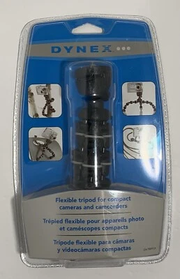 Dynex Flexible Tripod for Compact Cameras and Camcorders, New - Image 1 of 4