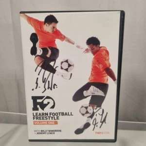 F2 Learn Football Freestyle DVD Volume One Billy Wingrove & Jeremy Lynch Signed - Imagen 1 de 7